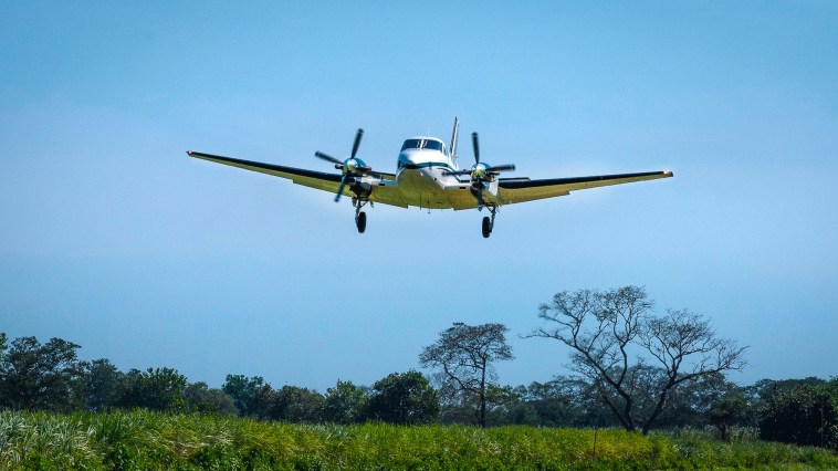 2 Fatally Injured After Small Plane Crashes Into 18-Wheeler, Causing Fiery Explosion