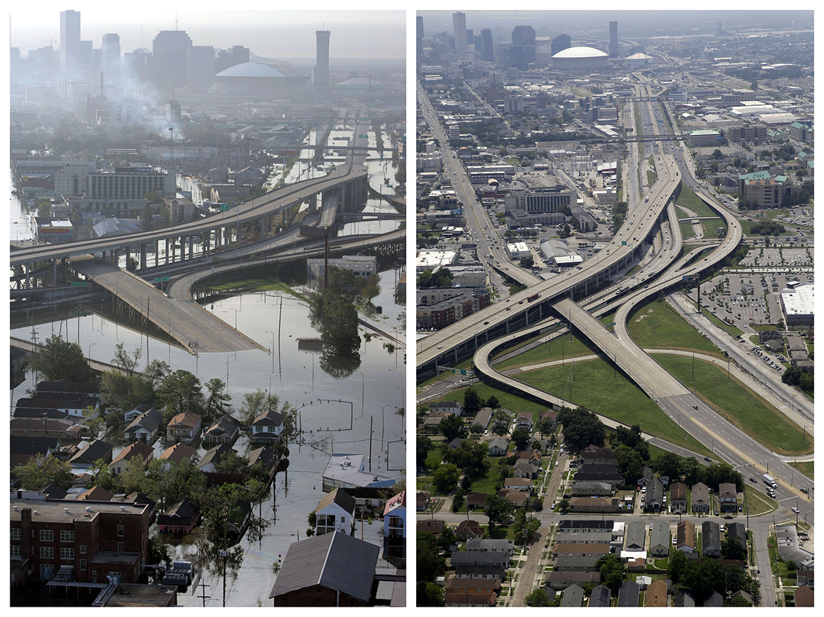 These Before And After Photos Of Hurricane Katrina S Mammoth Trail Of   Hurricanekatrinaba002 