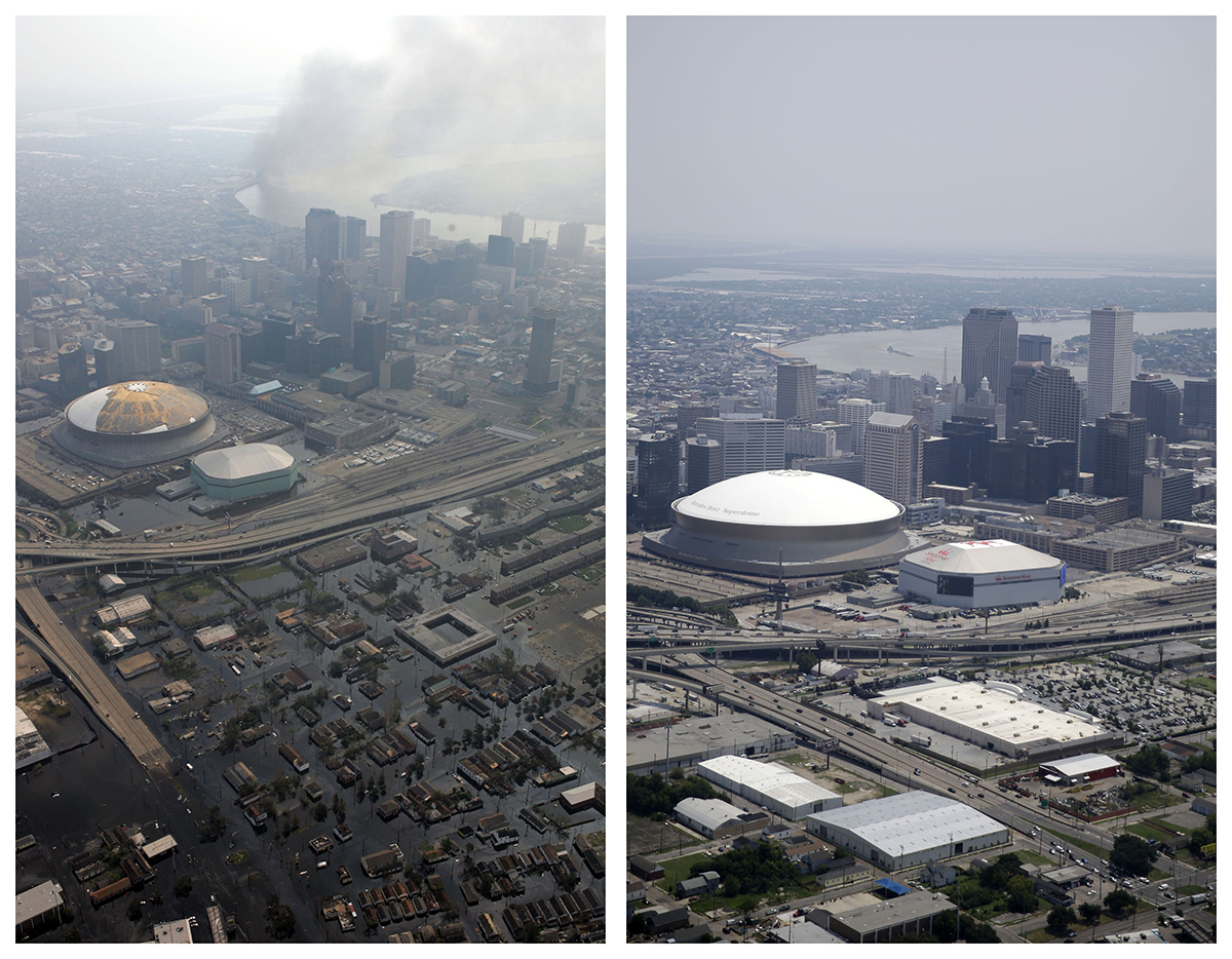 These Before And After Photos Of Hurricane Katrinas Mammoth Trail Of