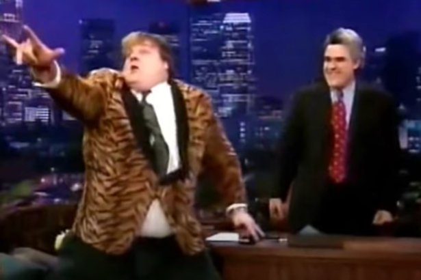 Chris Farley’s Final Late Night Appearance is Both Hilarious and Tragic