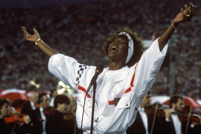 Whitney Houston gave a performance of “The Star-Spangled Banner” that went down in history