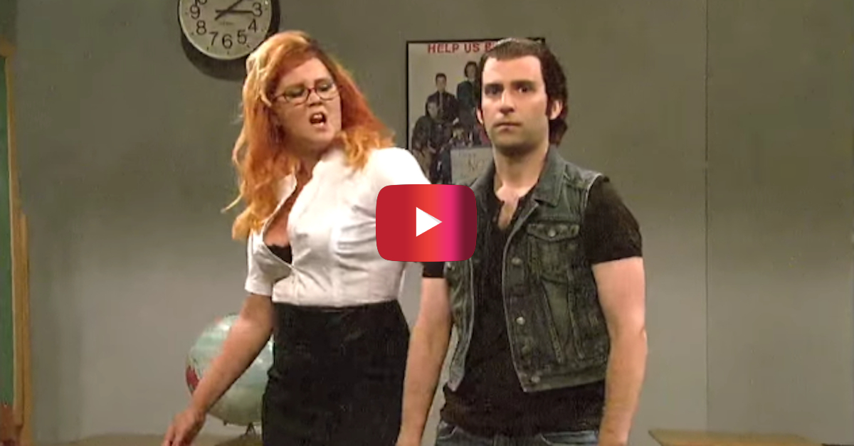 Amy Schumer Plays A Naughty Teacher In This Mustsee SNL Spoof Rare