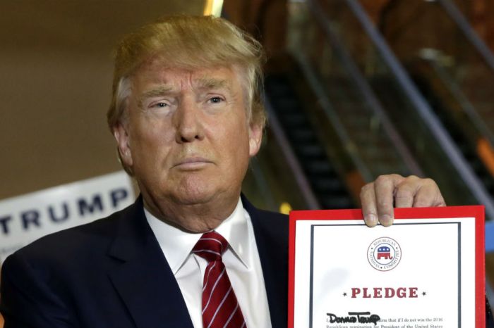Donald Trump could very well end up running as an independent candidate