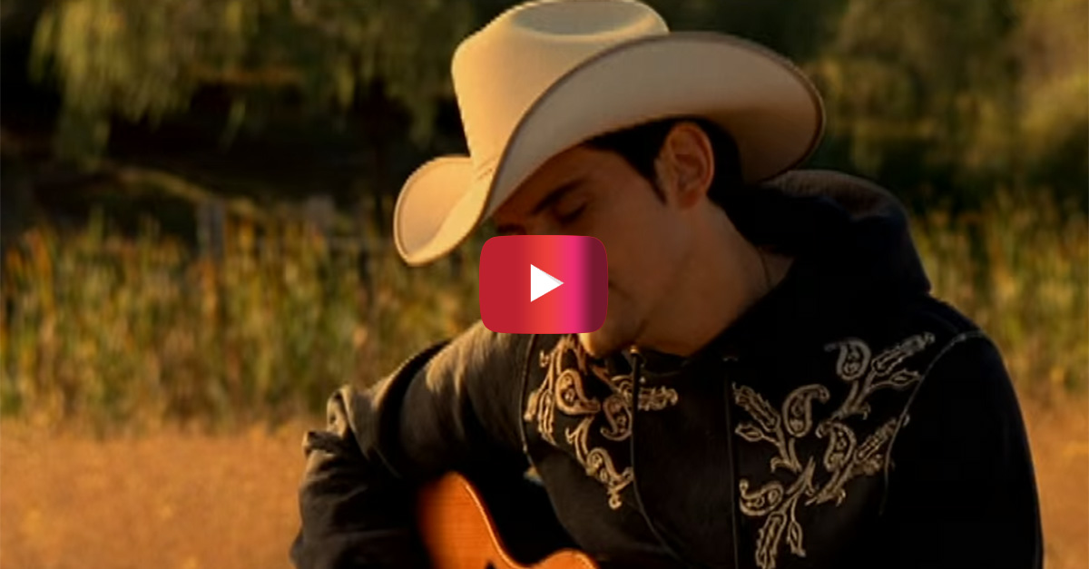 Take a step back in time to when Brad Paisley’s ode to the heavens made us cry
