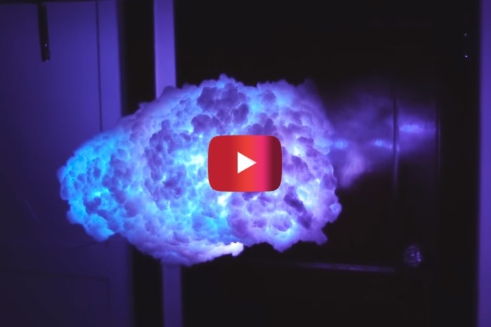 Use a few basic household items to make a gorgeous cloud light