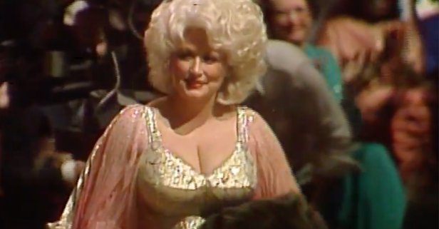 Dolly Parton was literally busting out of her dress at the CMA Awards