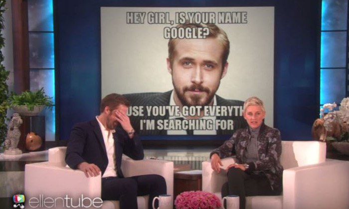 You will fall in love with Ryan Gosling even more after you see him blush at “Hey Girl” memes