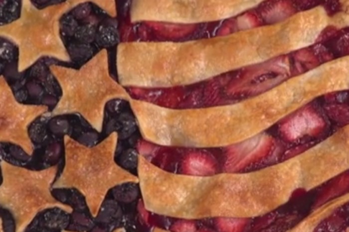 No dessert is more patriotic than this gorgeous Old Glory Berry Pie