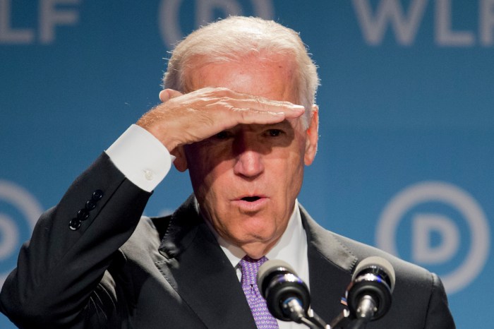Joe Biden continued to be critical of Hillary Clinton in his latest appearance