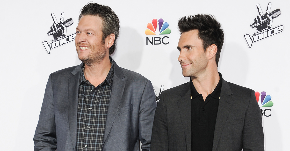 Sounds Like Blake Shelton And Adam Levine Are Competing Over Love And   Blake Shelton Adam Levine 