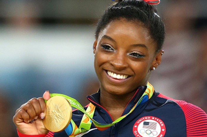 Simone Biles hopes to inspire other foster care kids to pursue their dreams in this very special way