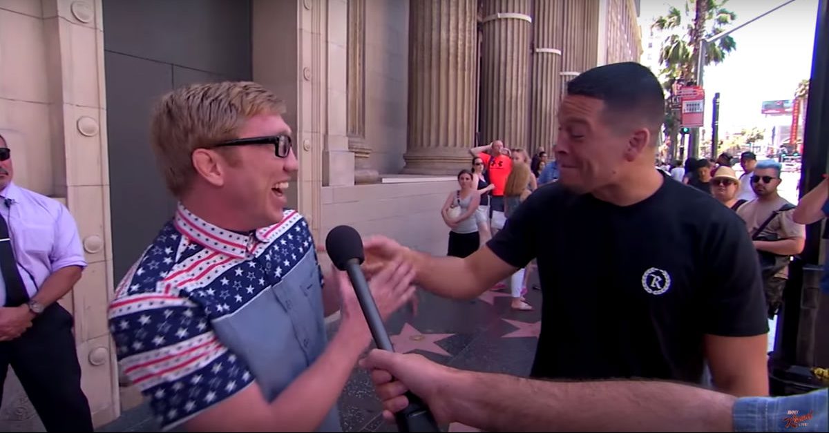 Conor McGregor fans get interviewed by Jimmy Kimmel only to be blindsided by this UFC fighter