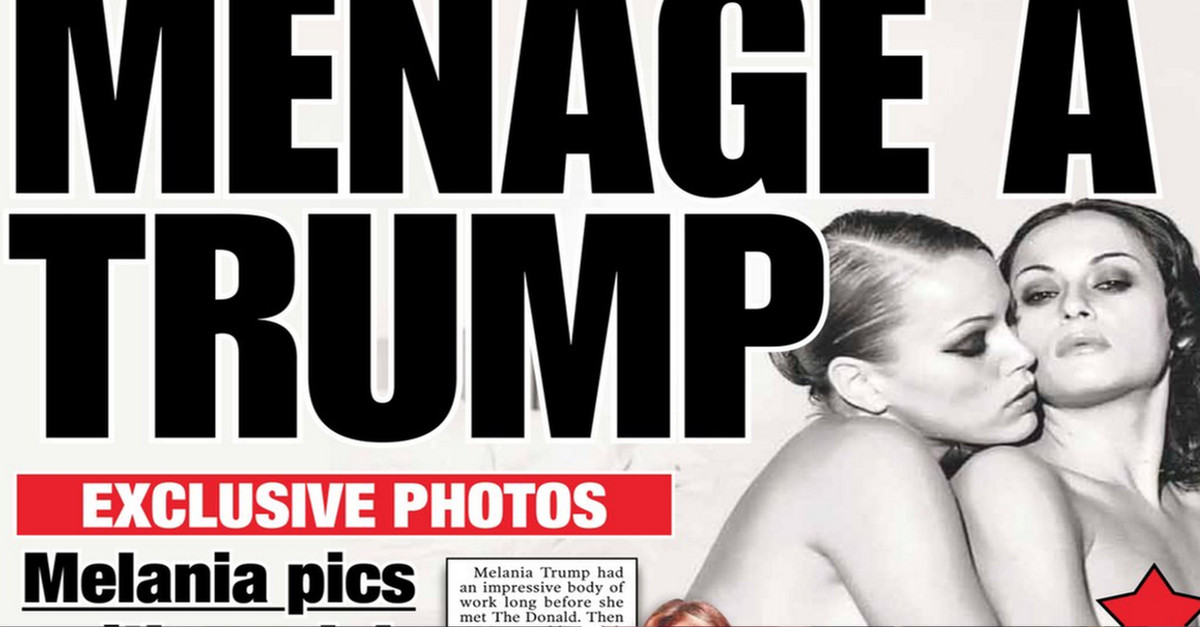 Nude uncensored melania Melania Trump