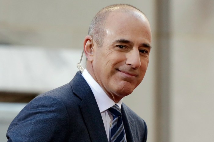 Despite all of the rumors, Matt Lauer thought he would never be fired from his job on “TODAY”