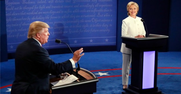 Two actors reversed the genders of Donald Trump and Hillary Clinton in a debate, and the results shocked academia