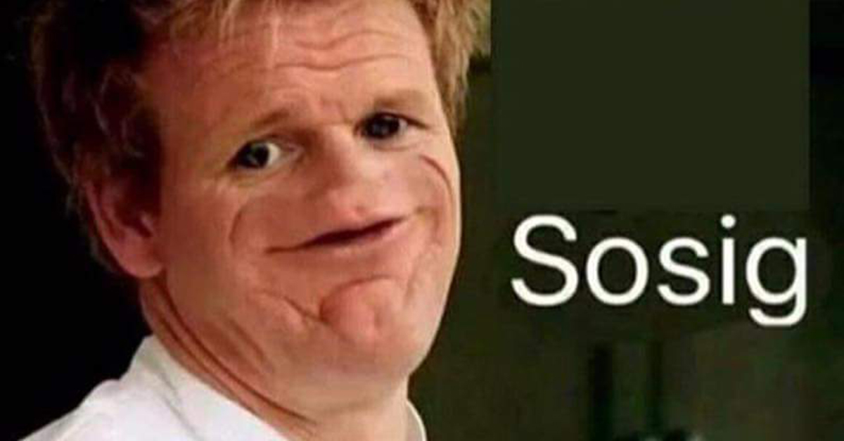 Noseless Gordon Ramsay is trending again and it’s still inexplicably