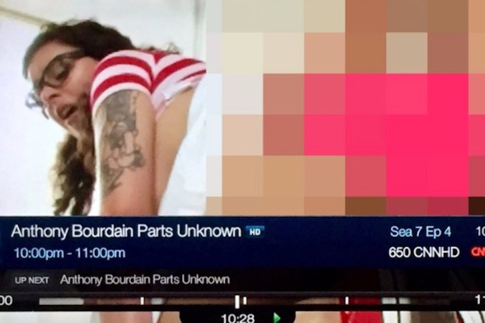 So, someone said there was porn on CNN last night where “Parts Unknown” was supposed to be