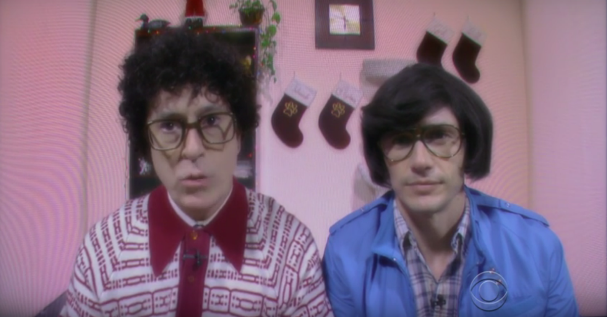 We can’t get enough of Stephen Colbert and James Franco as ’70s suburbanites reviewing movies
