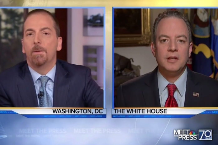 Reince Priebus was struggling to get a word in, so he took matters into his own hands