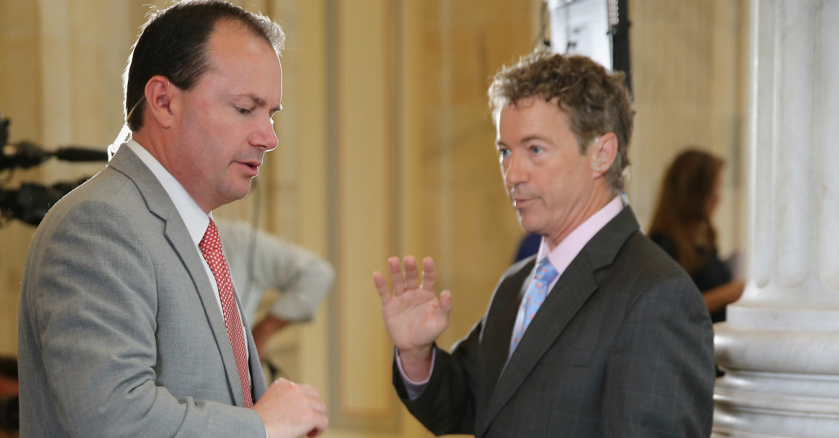 Rand Paul and Mike Lee urge Donald Trump to follow the Constitution on foreign policy