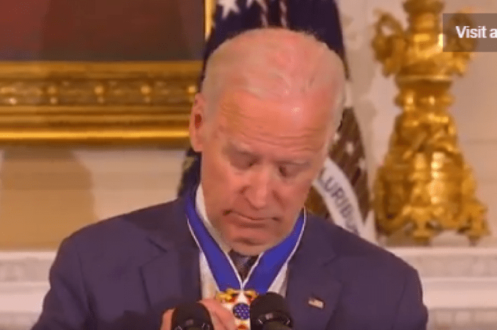 Emotional Biden on his Presidential Medal of Freedom: “I don’t deserve this, but I know it came from the president’s heart”