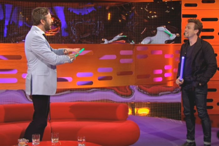Ewan McGregor went on Graham Norton’s show and demonstrated his mastery of “Star Wars” lightsaber sound effects