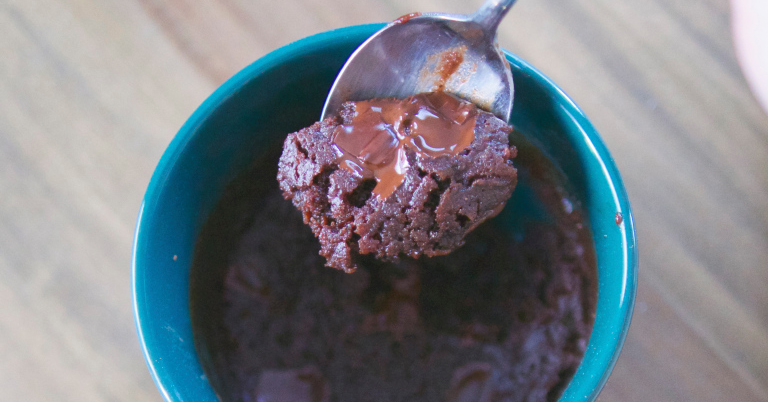 This 2-minute mug brownie is the perfect cure for even the deadliest chocolate craving