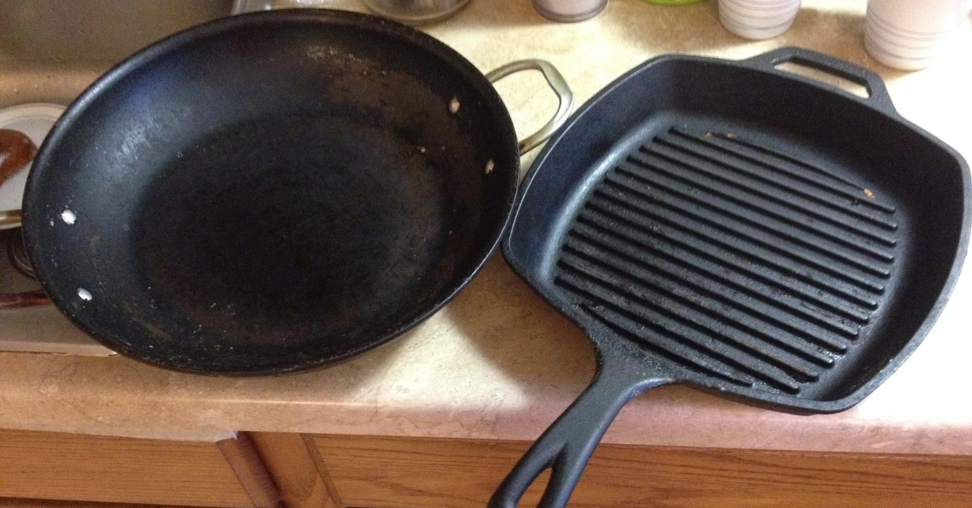 A cast iron skillet is nearly impossible to clean — or is it? | Rare