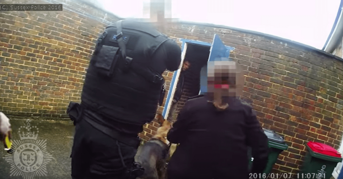 Chilling bodycam footage shows a man brutally attacking U.K. police officers with a hammer