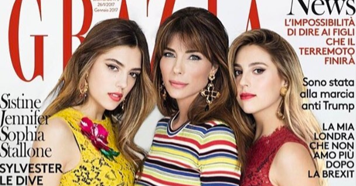 Sylvester Stallone gives high praise to his girls for their breakout magazine cover