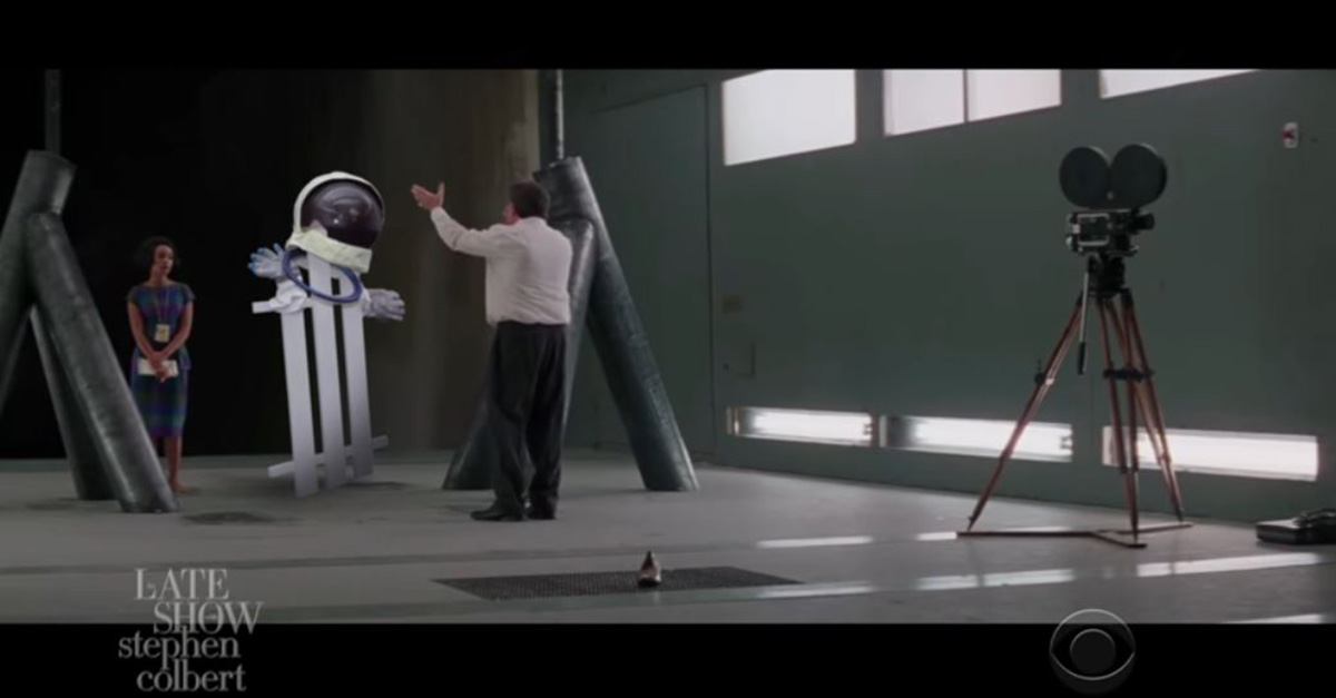 Stephen Colbert made the most hilarious parody trailer for “Hidden