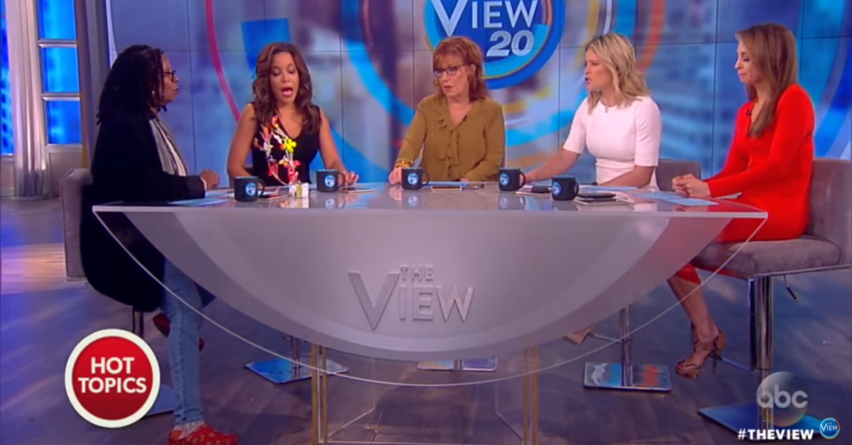 The ladies of “The View” say they know exactly who was behind Trump’s