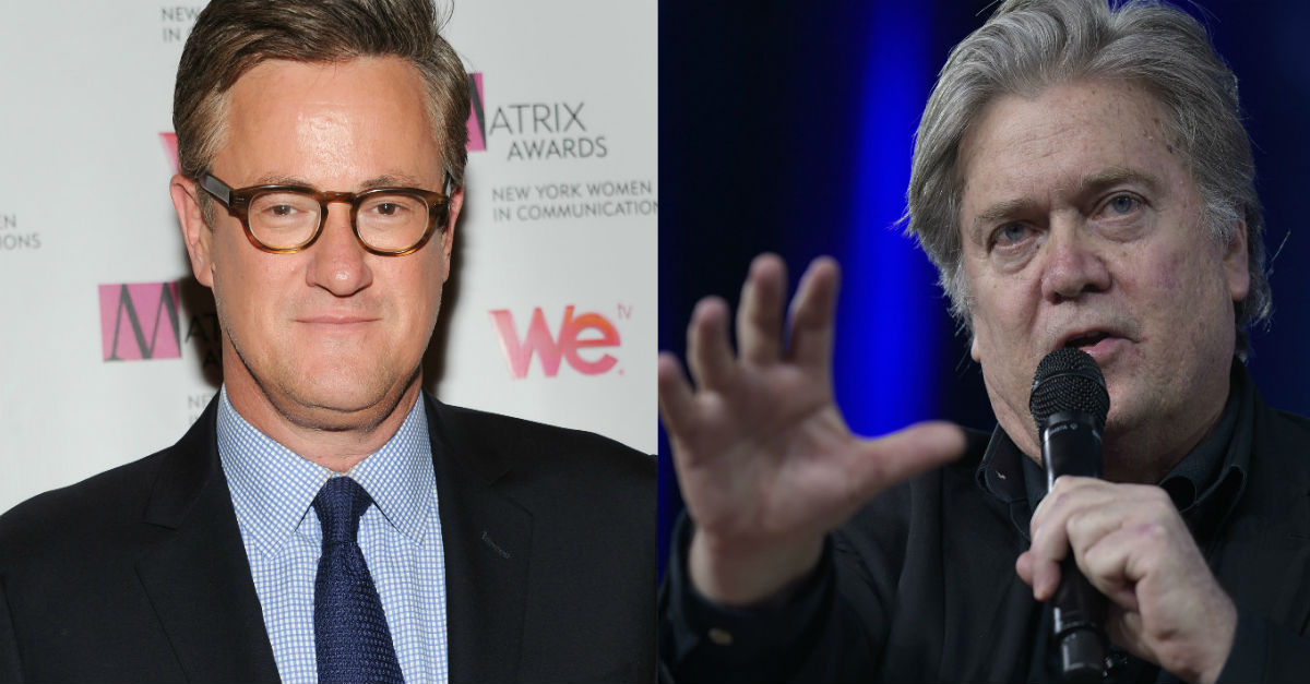Joe Scarborough and Steve Bannon get petty by insulting each other in embattled statements