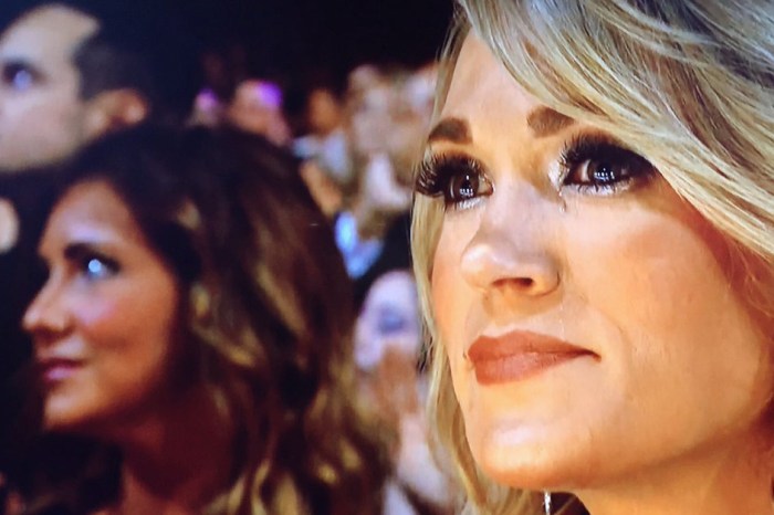 Carrie Underwood couldn’t hold back her tears during the George Michael tribute at the Grammys