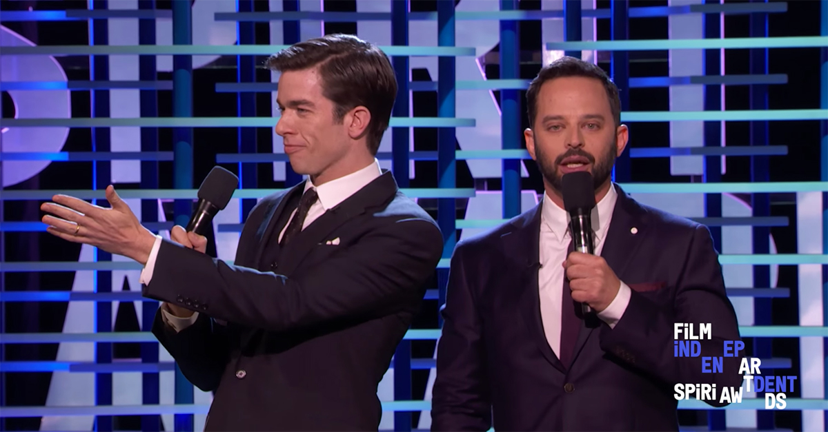 Nick Kroll and John Mulaney teamed up for the funniest awards show opening monologue of the year
