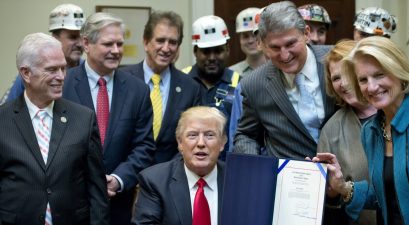Trump signs executive order to slash environmental regulations, hoping to bring back mining jobs