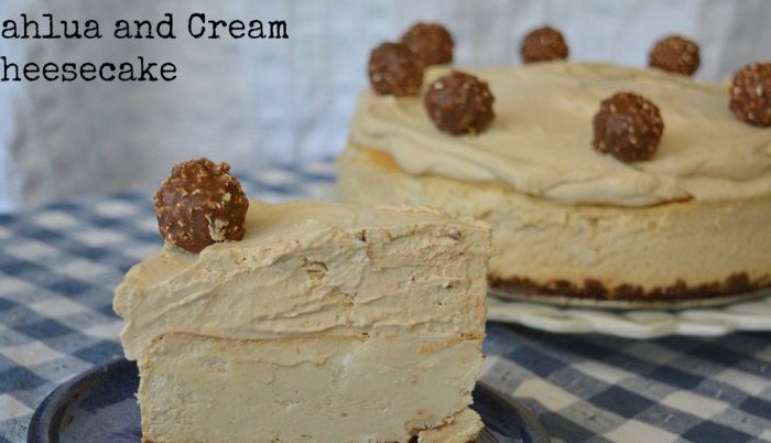 If you need a little more sweetness in your life, just whip up some Kahlúa & cream cheesecake