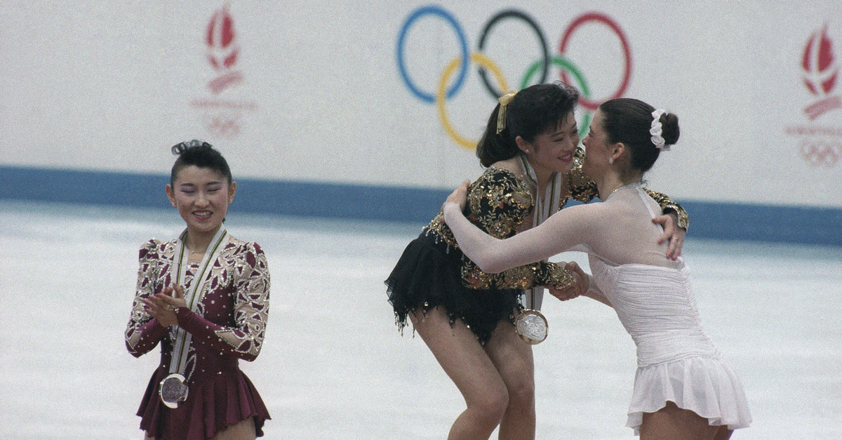 People are losing it over how Kristi Yamaguchi wished fellow former figure skater Nancy Kerrigan good luck ahead of her “DWTS” debut