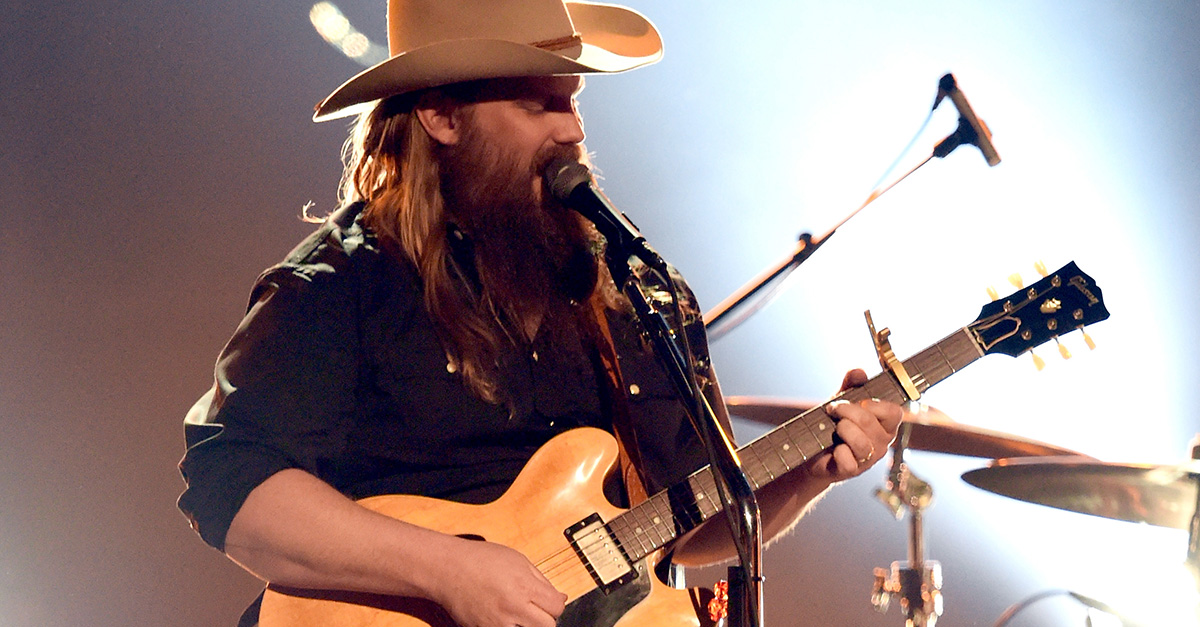 Chris Stapleton debuts new song at ACM Awards with rocking guitar solo