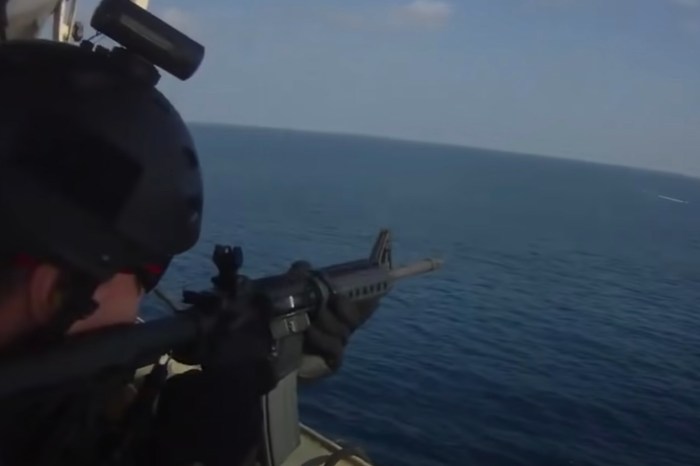 Somali Pirate Attack Against Ship Filled with Heavily Armed Americans Captured on Video