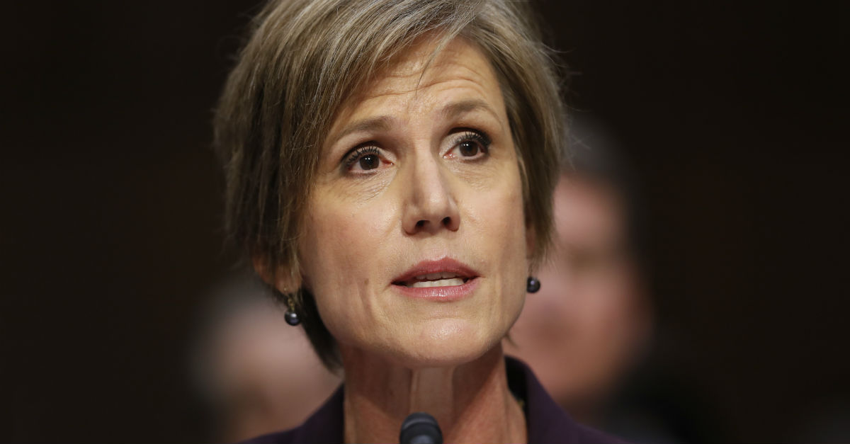 The most shocking revelation from that Sally Yates hearing had nothing to do with Mike Flynn