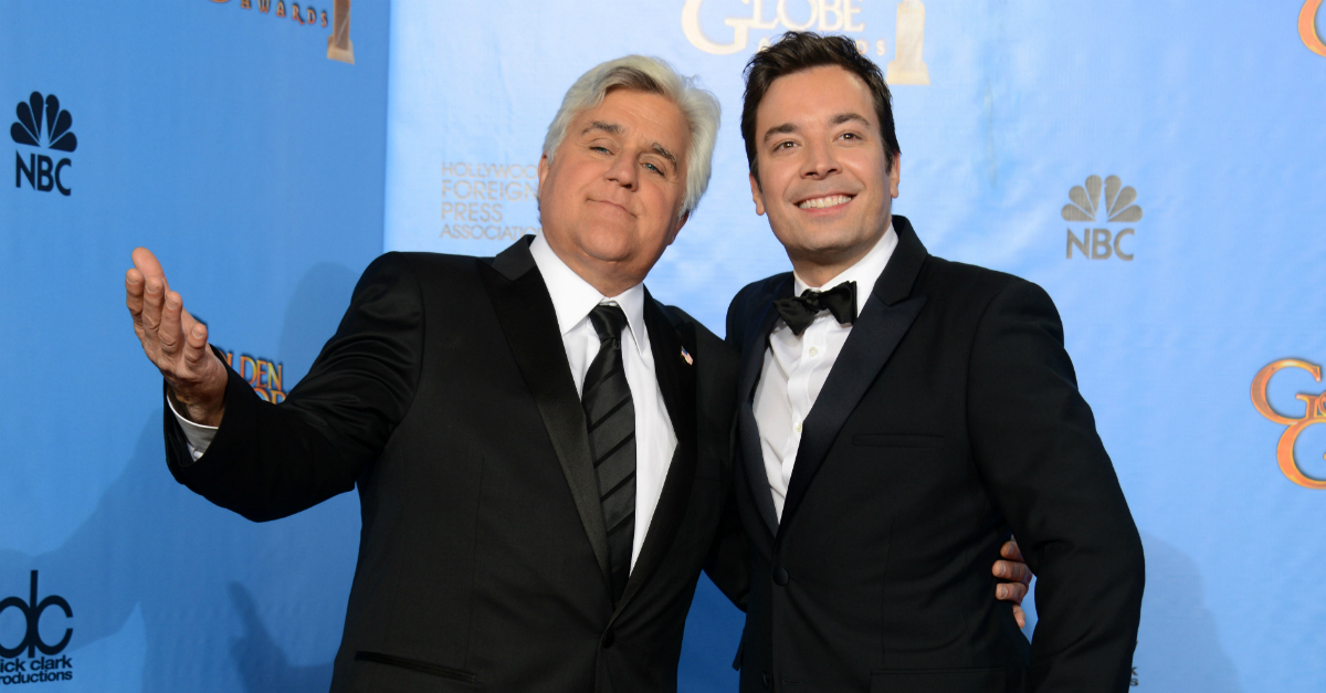 Jay Leno thinks the current crop of late night hosts need to cut back on the Trump bashing