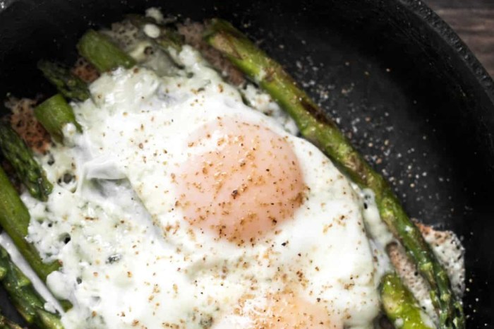 Eat your veggies for breakfast with this asparagus and eggs dish