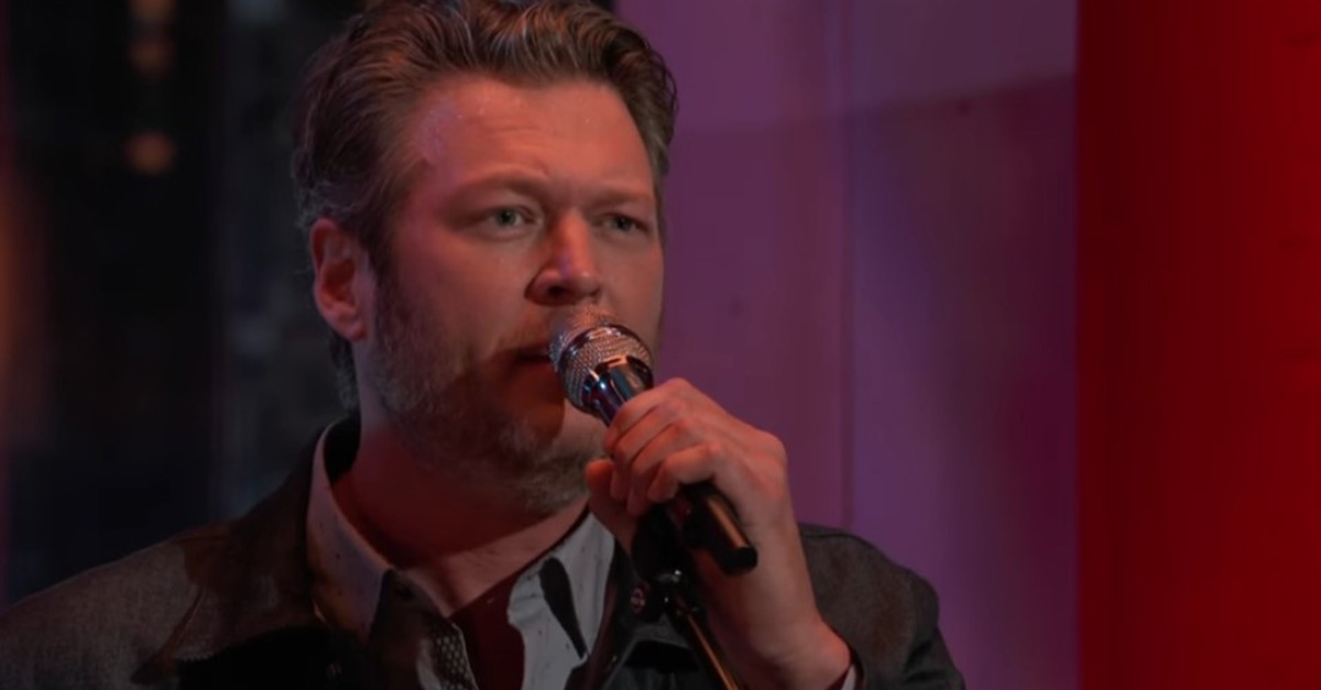 Blake Shelton puts a broken heart on full display in this “The Voice” performance
