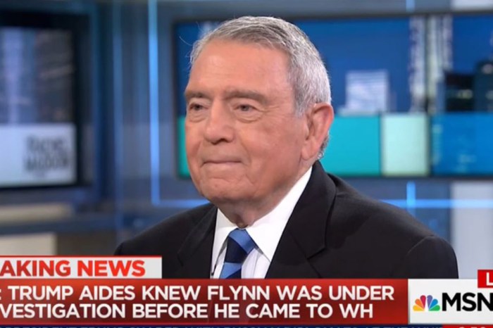 Dan Rather puts it in simple terms for President Trump: “Put up or shut up”