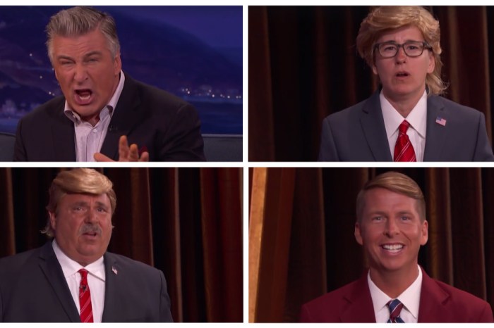 Watch Conan’s staffers go head-to-head with Alec Baldwin in an epic Trump-off