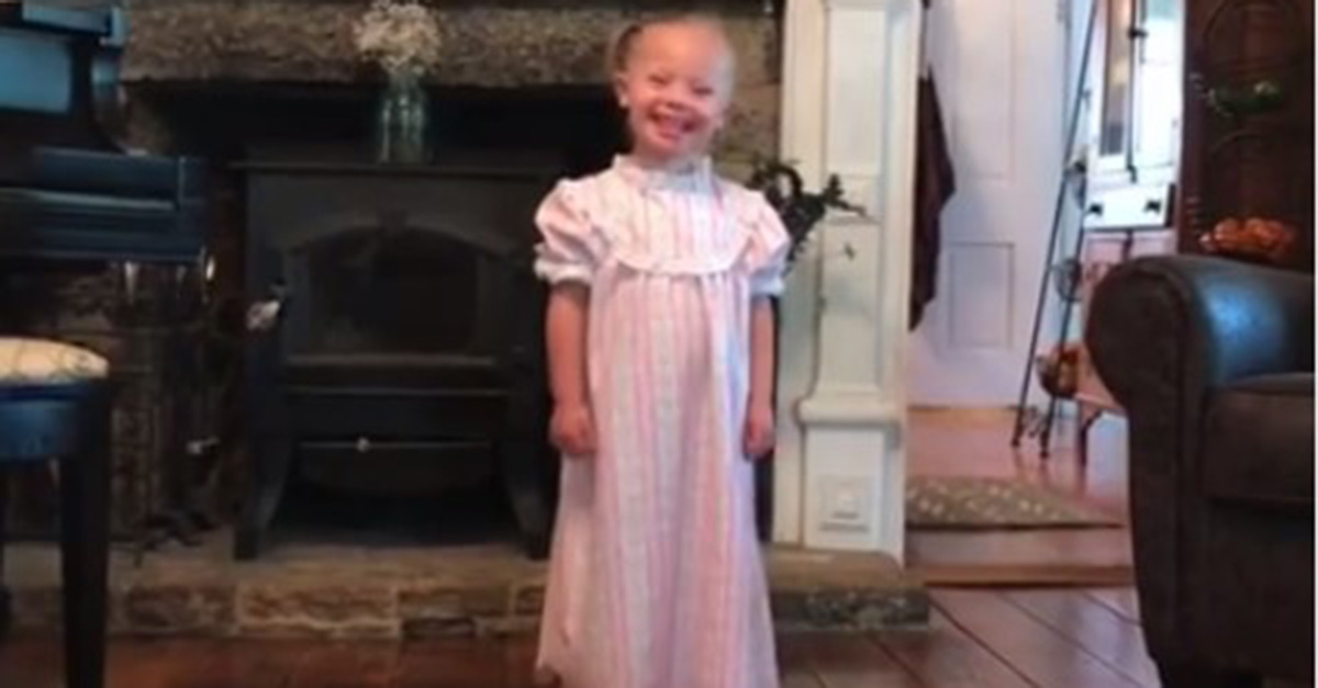 Indiana Feek shown walking before pajama day at school in new video