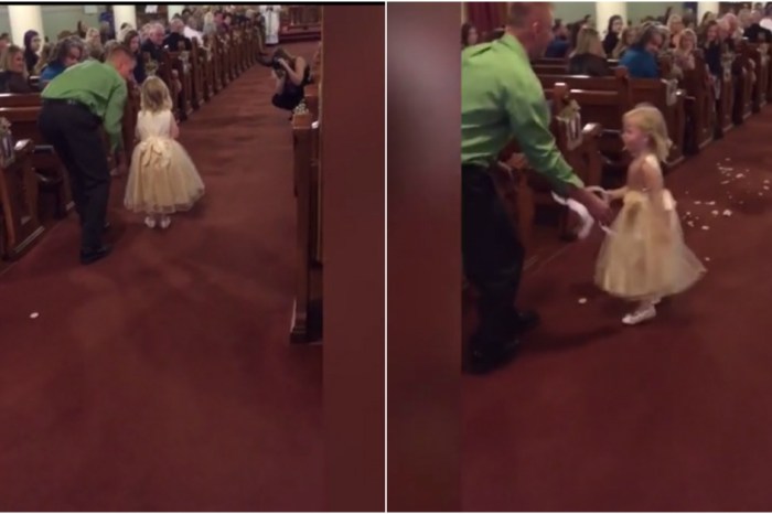 This sassy flower girl’s potty emergency almost ruined a wedding