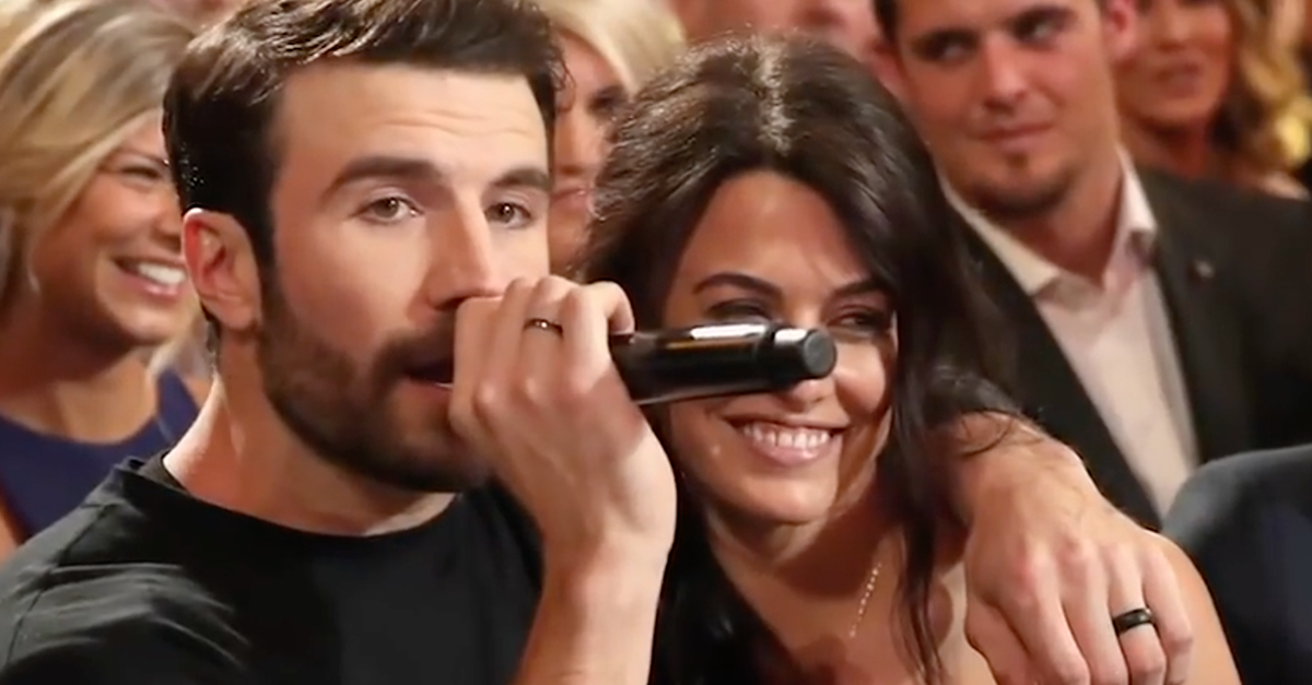 Sam Hunt just came clean about why he serenaded his wife on national TV