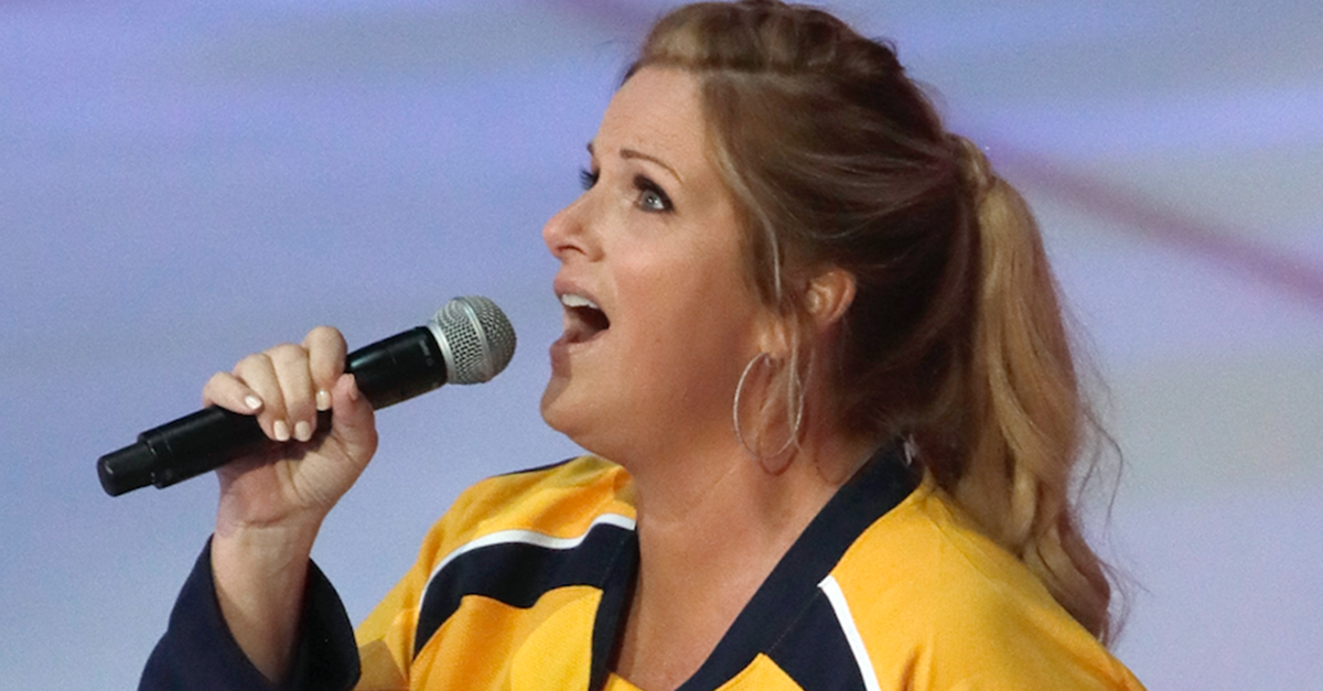 Trisha Yearwood just raised the bar with this national anthem